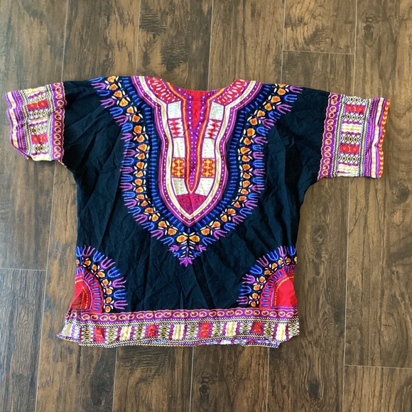 It Girl Women's African Dashiki Cotton Shirt - Picture 8 of 8